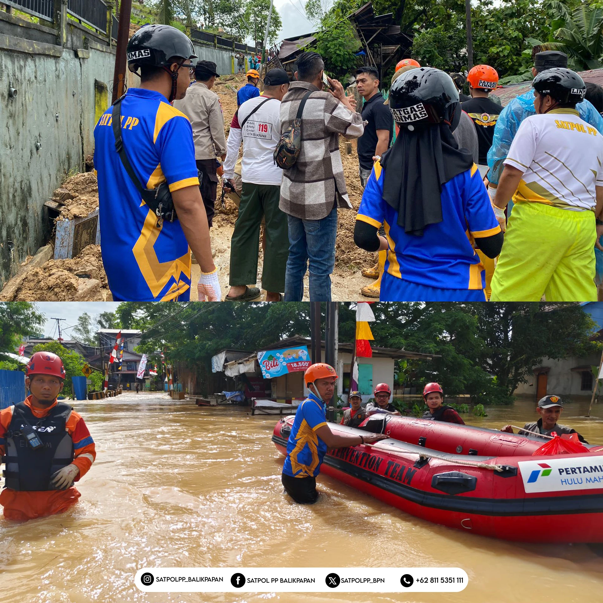 MONITORING, PENGAWASAN DAN EVAKUASI BANJIR DI BALIKPAPAN